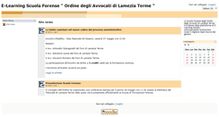 Desktop Screenshot of elearning.ordineavvocatilamezia.it