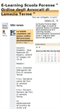 Mobile Screenshot of elearning.ordineavvocatilamezia.it